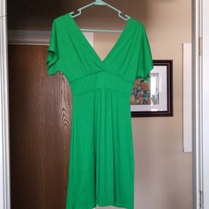 Velvet Torch Green Empire Waist Dress NWT